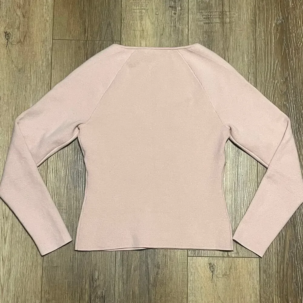 Abercrombie & Fitch Women's Pink Scoop Neck Sweater - Picture 4 of 6